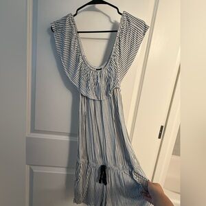 Striped Sleeveless Romper